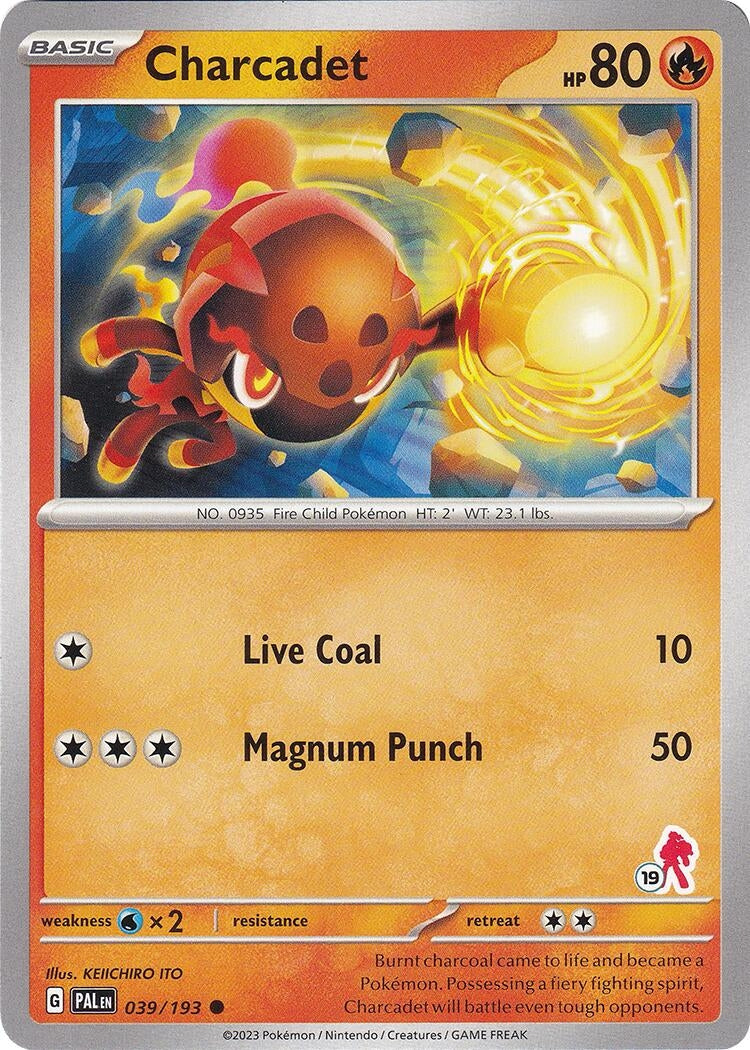 Image for Charcadet - Armarouge 19 (039/193) (Battle Academy 2024) (BA24) - Pokemon