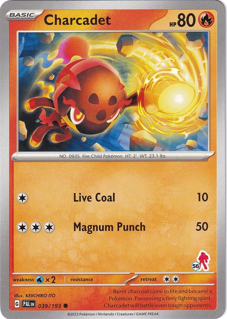 Image for Charcadet - Armarouge 56 (039/193) (Battle Academy 2024) (BA24) - Pokemon