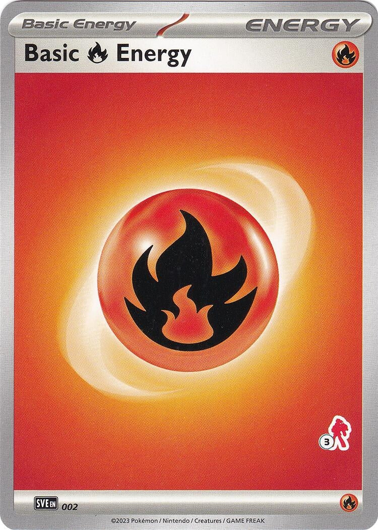 Image for Basic Fire Energy - Armarouge 3 (002) (Battle Academy 2024) (BA24) - Pokemon