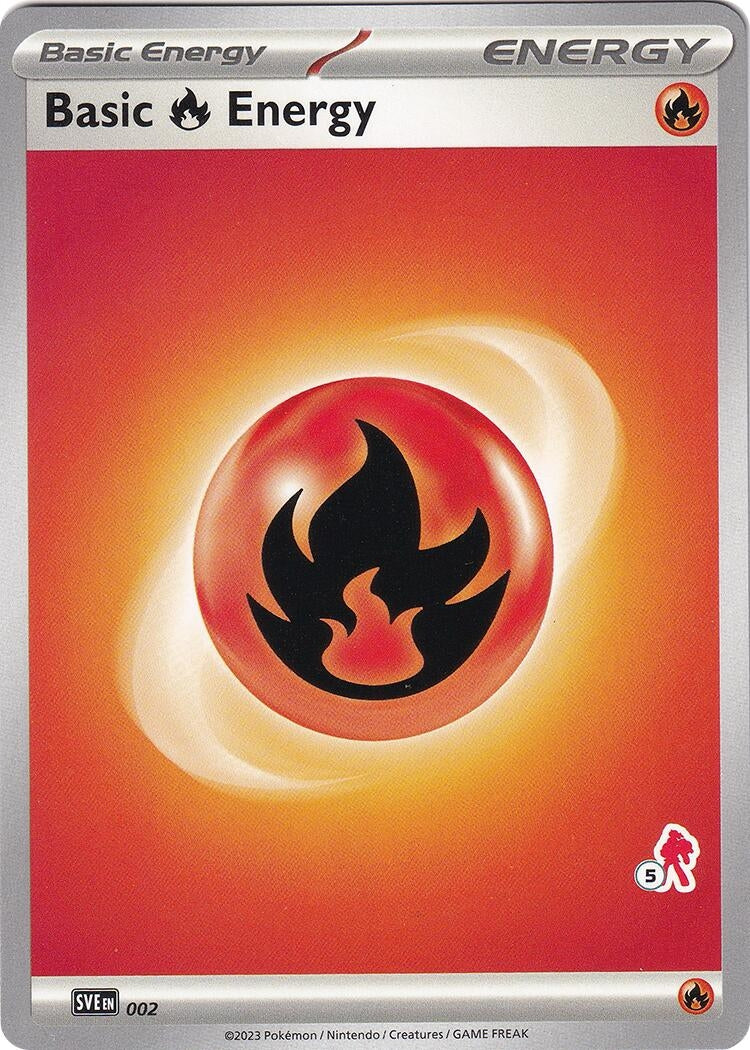 Image for Basic Fire Energy - Armarouge 5 (002) (Battle Academy 2024) (BA24) - Pokemon