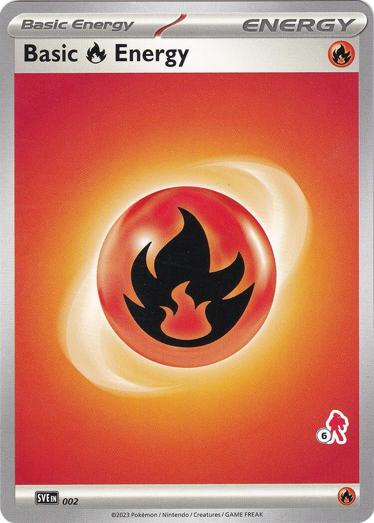Image for Basic Fire Energy - Armarouge 6 (002) (Battle Academy 2024) (BA24) - Pokemon