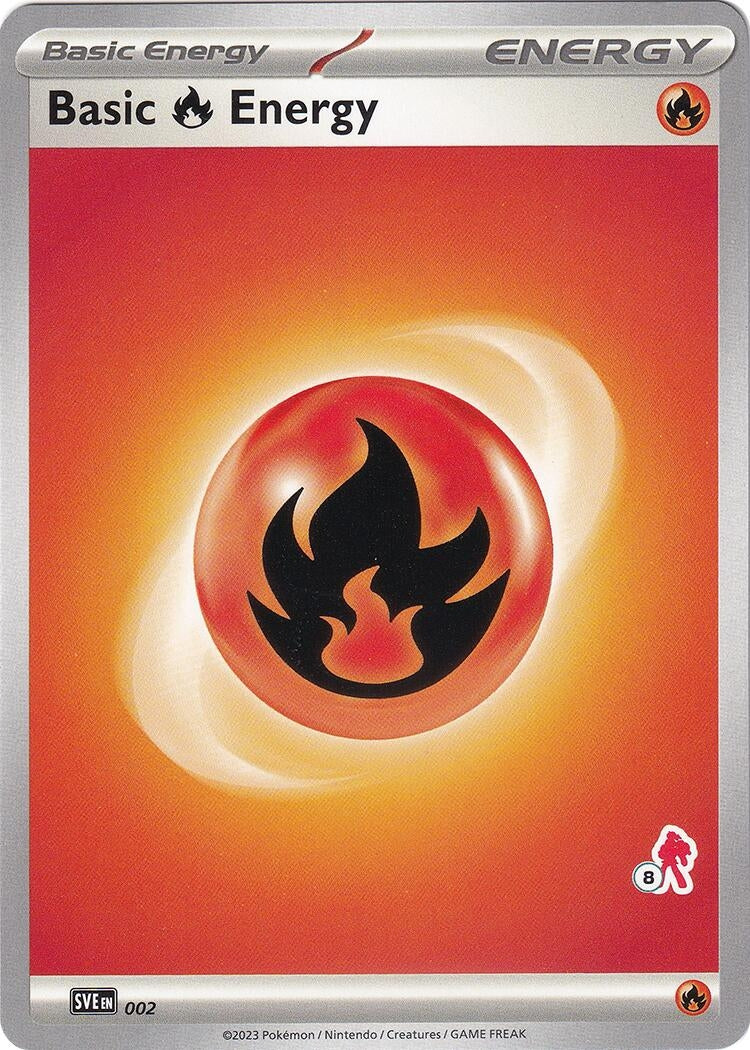 Image for Basic Fire Energy - Armarouge 8 (002) (Battle Academy 2024) (BA24) - Pokemon