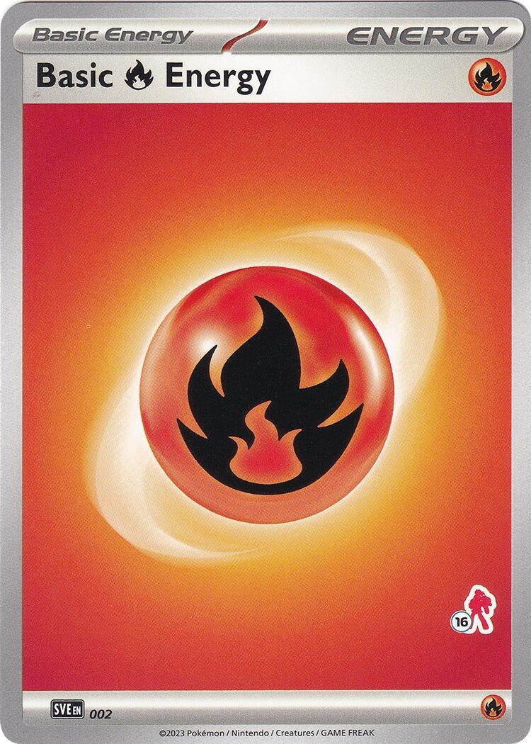 Image for Basic Fire Energy - Armarouge 16 (002) (Battle Academy 2024) (BA24) - Pokemon