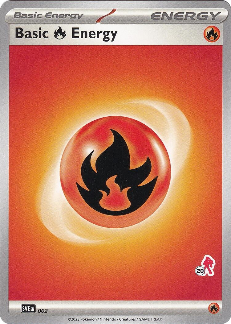 Image for Basic Fire Energy - Armarouge 20 (002) (Battle Academy 2024) (BA24) - Pokemon