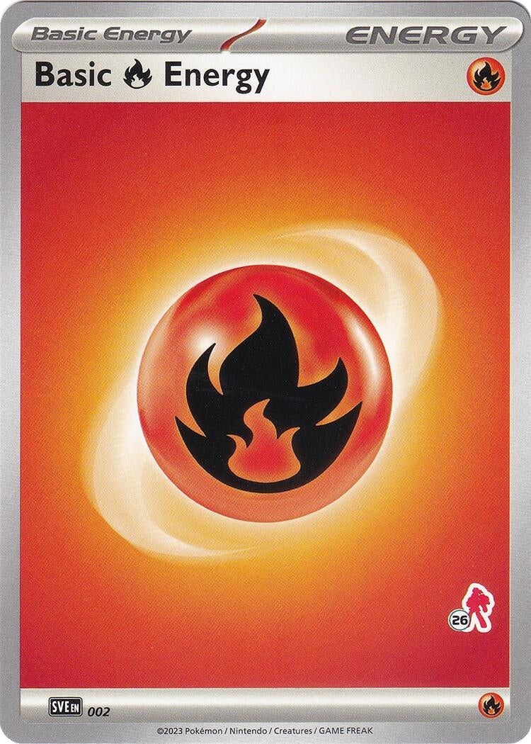 Image for Basic Fire Energy - Armarouge 26 (002) (Battle Academy 2024) (BA24) - Pokemon