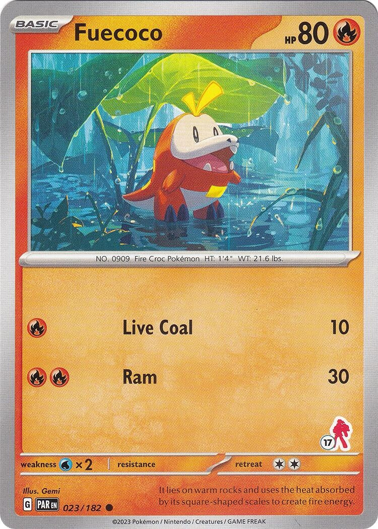 Image for Fuecoco - Armarouge 17 (023/182) (Battle Academy 2024) (BA24) - Pokemon