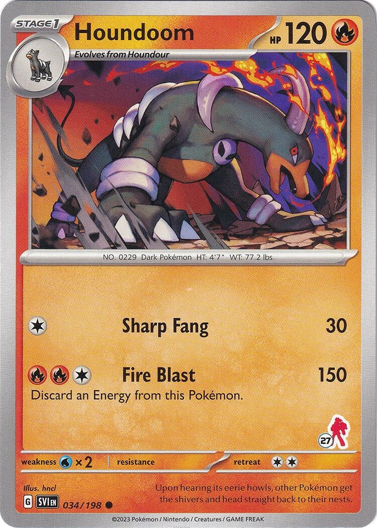 Image for Houndoom - Armarouge 27 (034/198) (Battle Academy 2024) (BA24) - Pokemon