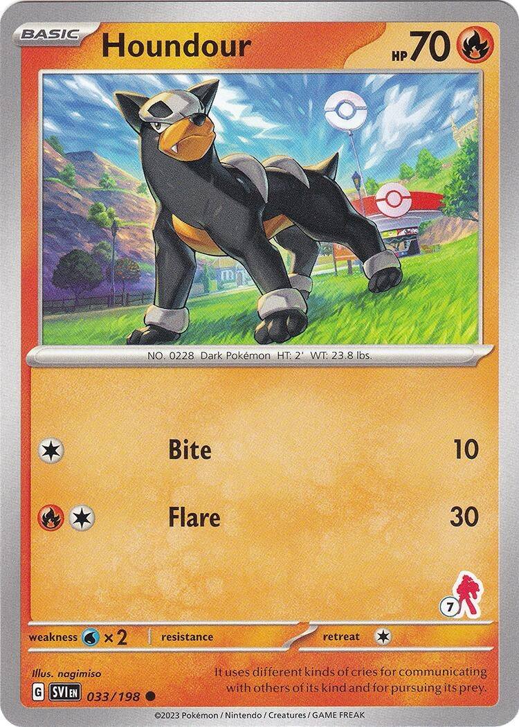 Image for Houndour - Armarouge 7 (033/198) (Battle Academy 2024) (BA24) - Pokemon