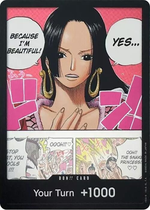 Image for DON!! Card (Boa Hancock) (Double Pack Set Vol. 4) (500 Years in the Future) (OP07) - One Piece Card Game
