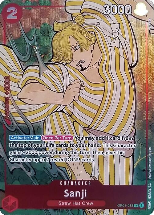 Image for Sanji (English Version 1st Anniversary Set) (OP01-013) (One Piece Promotion Cards) (OP-PR) - One Piece Card Game