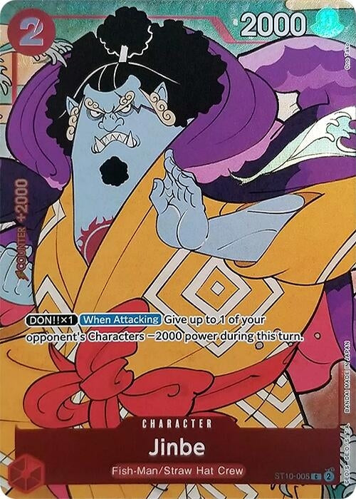 Image for Jinbe (English Version 1st Anniversary Set) (ST10-005) (One Piece Promotion Cards) (OP-PR) - One Piece Card Game