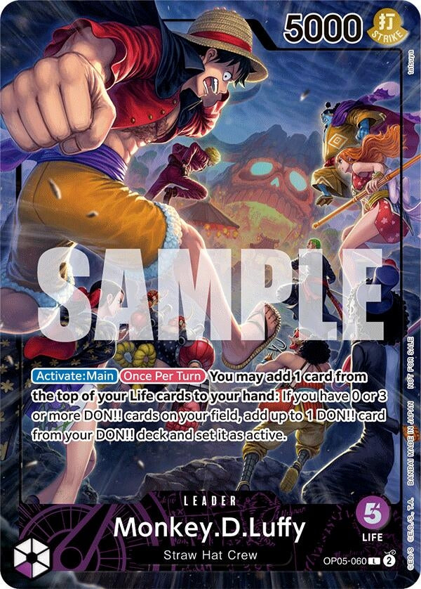 Image for Monkey.D.Luffy (PSA Magazine) (OP05-060) (One Piece Promotion Cards) (OP-PR) - One Piece Card Game