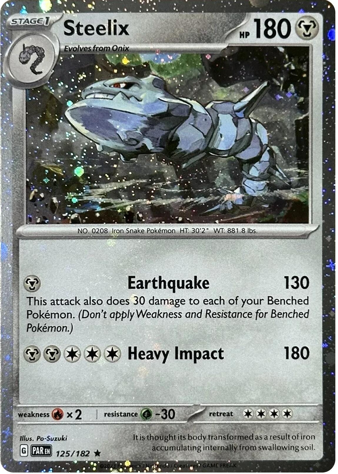 Image for Steelix - 125/182 (Cosmos Holo) (125/182) (Miscellaneous Cards & Products) (MCAP) - Pokemon