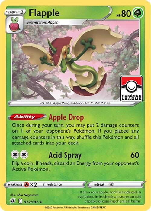 Image for Flapple - 022/192 (League Promo) (022/192) (League & Championship Cards) (PR) - Pokemon