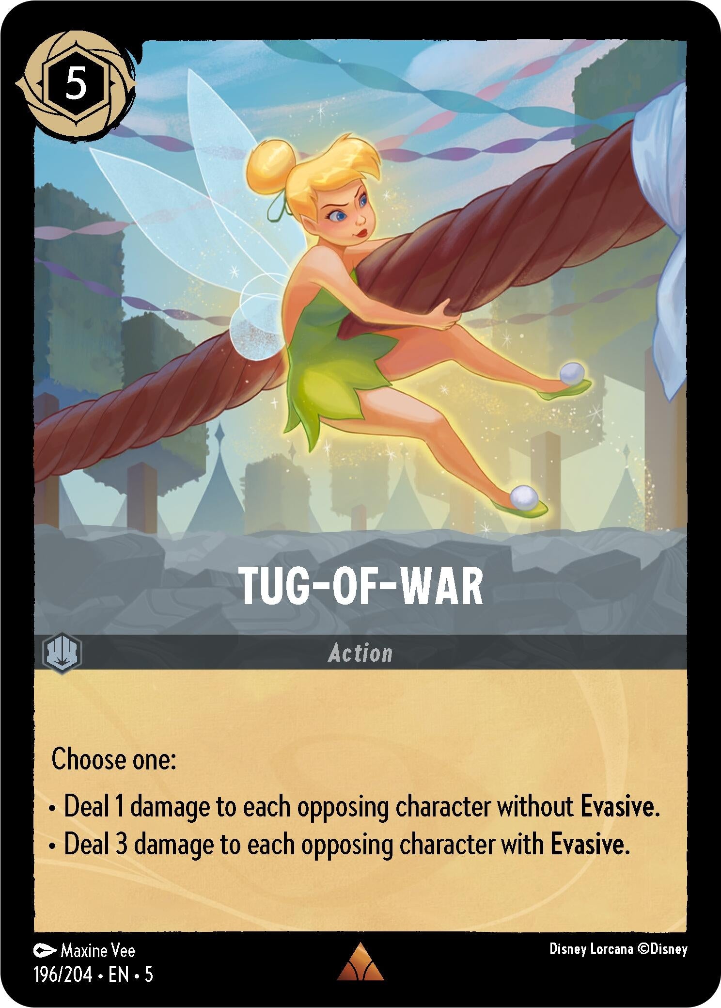 Image for Tug-of-War (196/204) (Shimmering Skies) (5) - Disney Lorcana