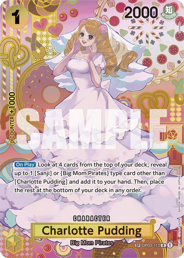 Image for Charlotte Pudding (SP) (OP03-112) (Two Legends) (OP08) - One Piece Card Game