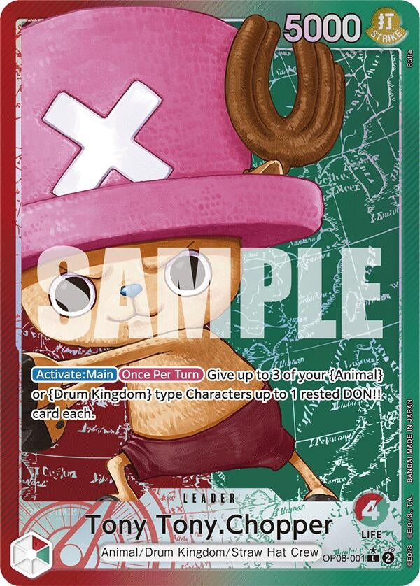Image for Tony Tony.Chopper (001) (Parallel) (OP08-001) (Two Legends) (OP08) - One Piece Card Game