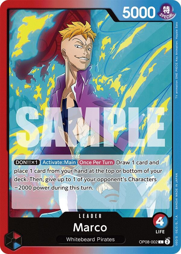 Image for Marco (OP08-002) (Two Legends) (OP08) - One Piece Card Game