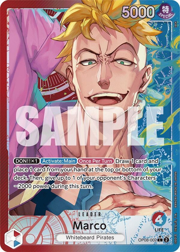 Image for Marco (Parallel) (OP08-002) (Two Legends) (OP08) - One Piece Card Game