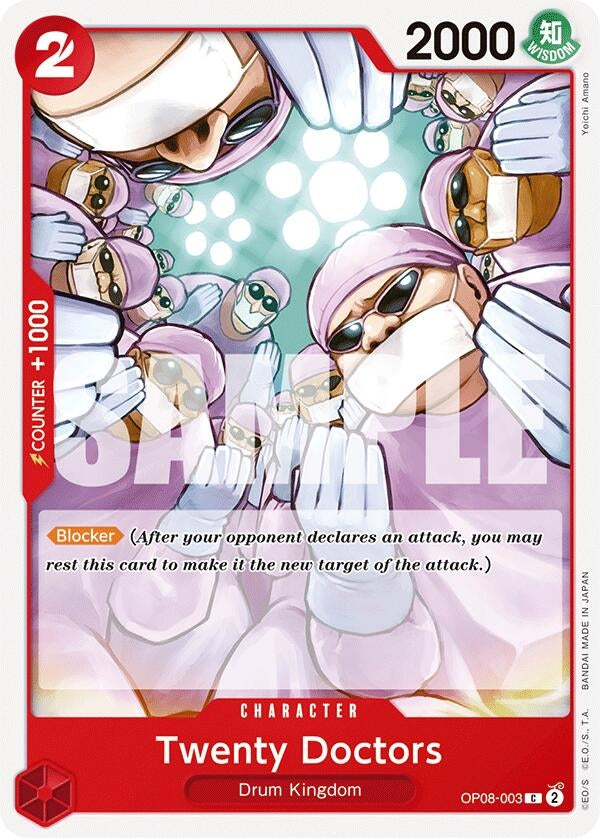 Image for Twenty Doctors (OP08-003) (Two Legends) (OP08) - One Piece Card Game