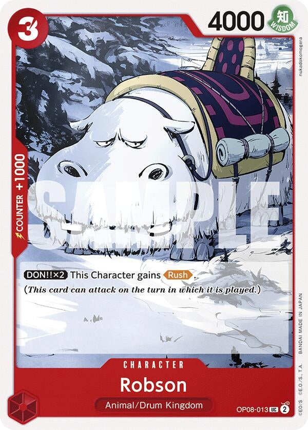 Image for Robson (OP08-013) (Two Legends) (OP08) - One Piece Card Game