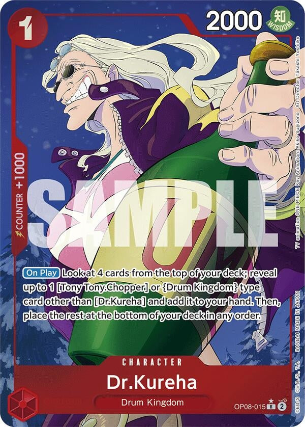 Image for Dr.Kureha (Parallel) (OP08-015) (Two Legends) (OP08) - One Piece Card Game