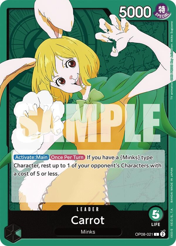 Image for Carrot (021) (OP08-021) (Two Legends) (OP08) - One Piece Card Game