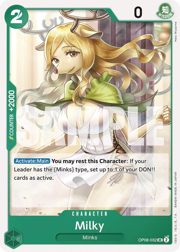 Image for Milky (OP08-032) (Two Legends) (OP08) - One Piece Card Game