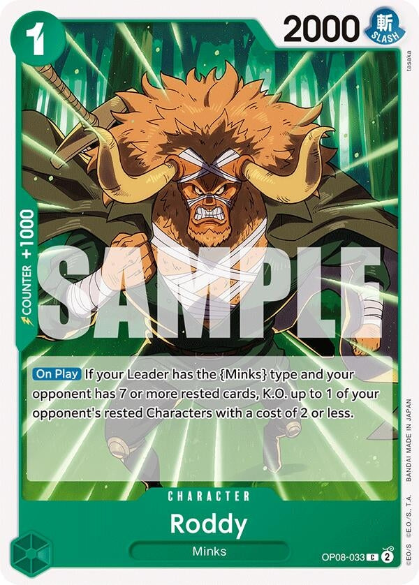 Image for Roddy (OP08-033) (Two Legends) (OP08) - One Piece Card Game