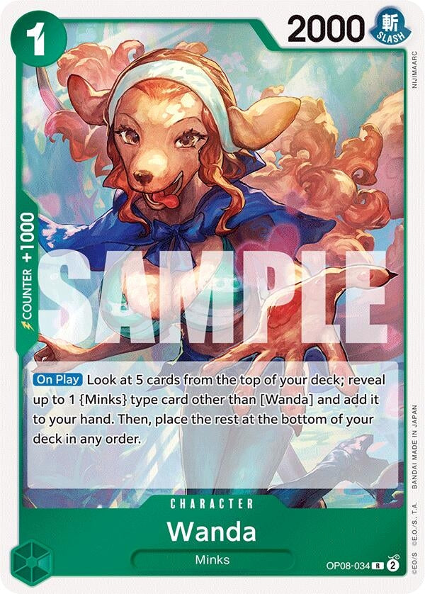 Image for Wanda (OP08-034) (Two Legends) (OP08) - One Piece Card Game