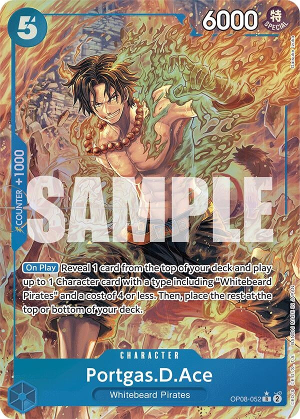 Image for Portgas.D.Ace (Parallel) (OP08-052) (Two Legends) (OP08) - One Piece Card Game