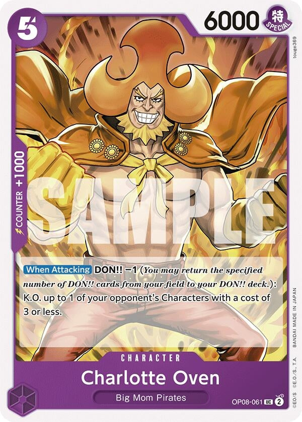 Image for Charlotte Oven (OP08-061) (Two Legends) (OP08) - One Piece Card Game