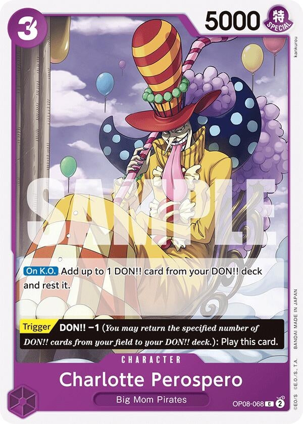 Image for Charlotte Perospero (OP08-068) (Two Legends) (OP08) - One Piece Card Game
