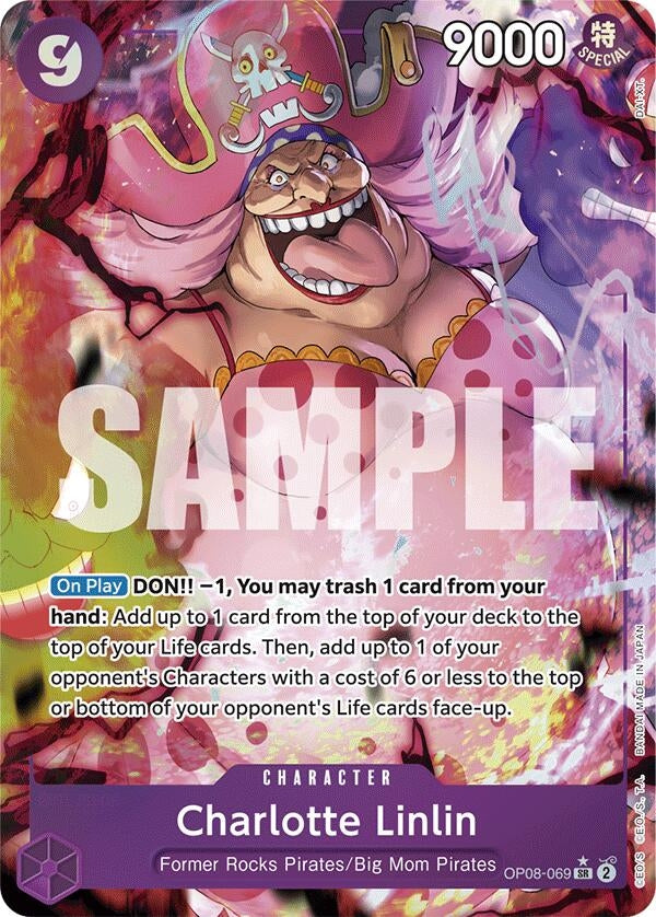 Image for Charlotte Linlin (Parallel) (OP08-069) (Two Legends) (OP08) - One Piece Card Game
