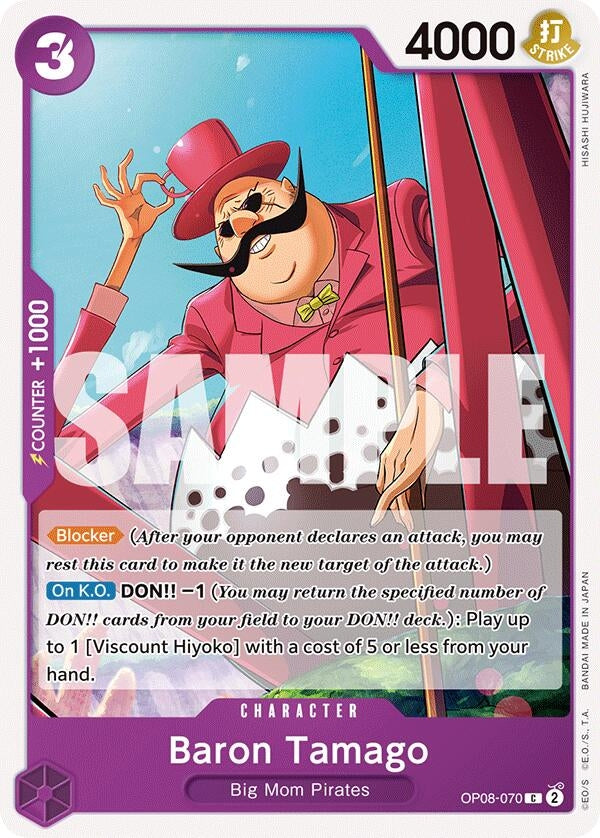 Image for Baron Tamago (OP08-070) (Two Legends) (OP08) - One Piece Card Game