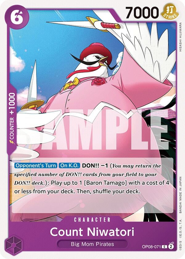 Image for Count Niwatori (OP08-071) (Two Legends) (OP08) - One Piece Card Game