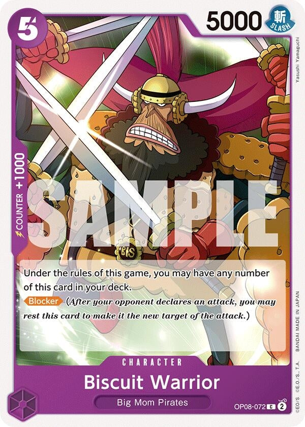 Image for Biscuit Warrior (OP08-072) (Two Legends) (OP08) - One Piece Card Game