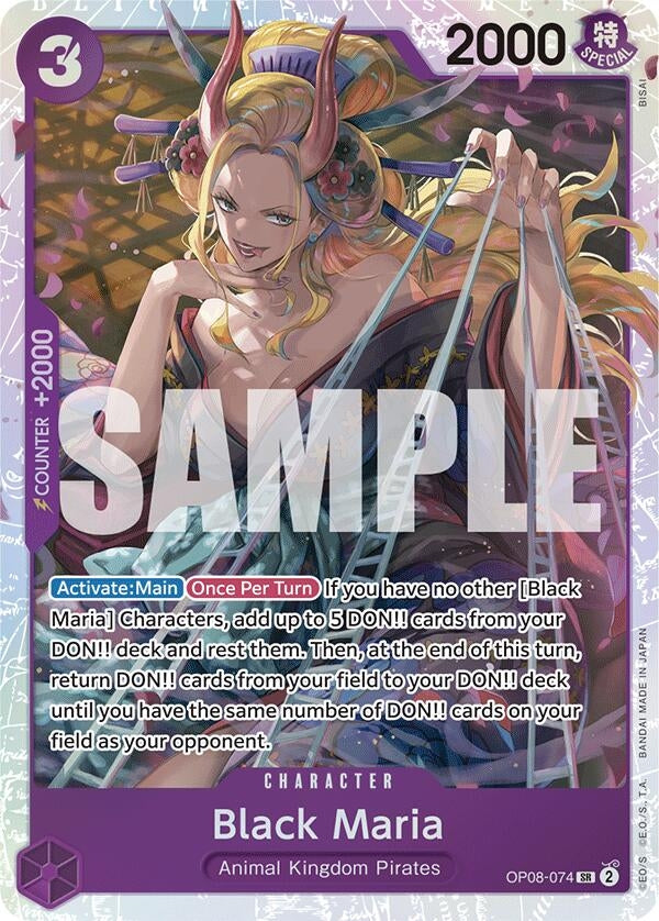 Image for Black Maria (OP08-074) (Two Legends) (OP08) - One Piece Card Game