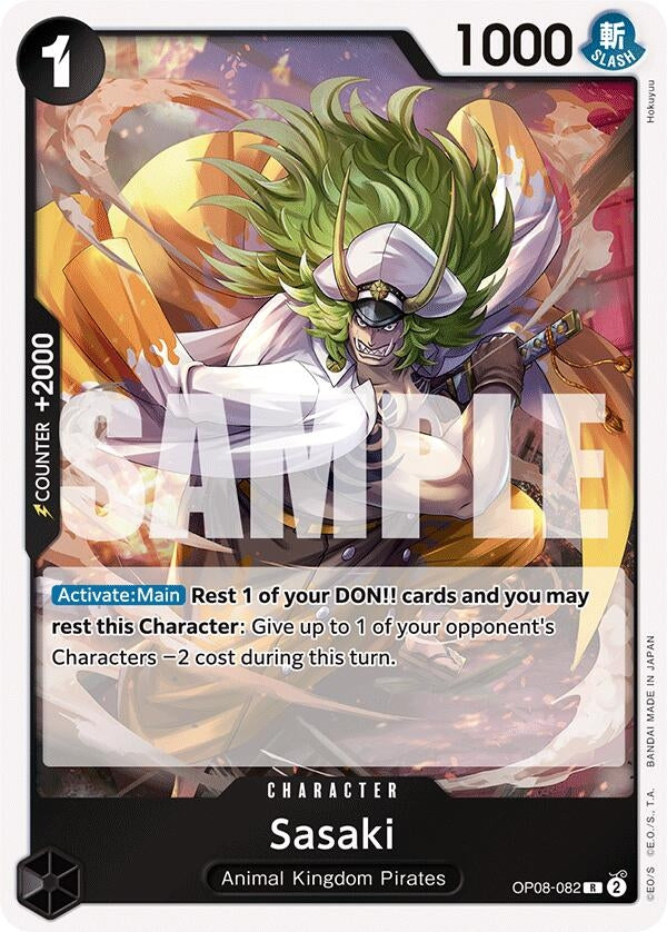 Image for Sasaki (OP08-082) (Two Legends) (OP08) - One Piece Card Game