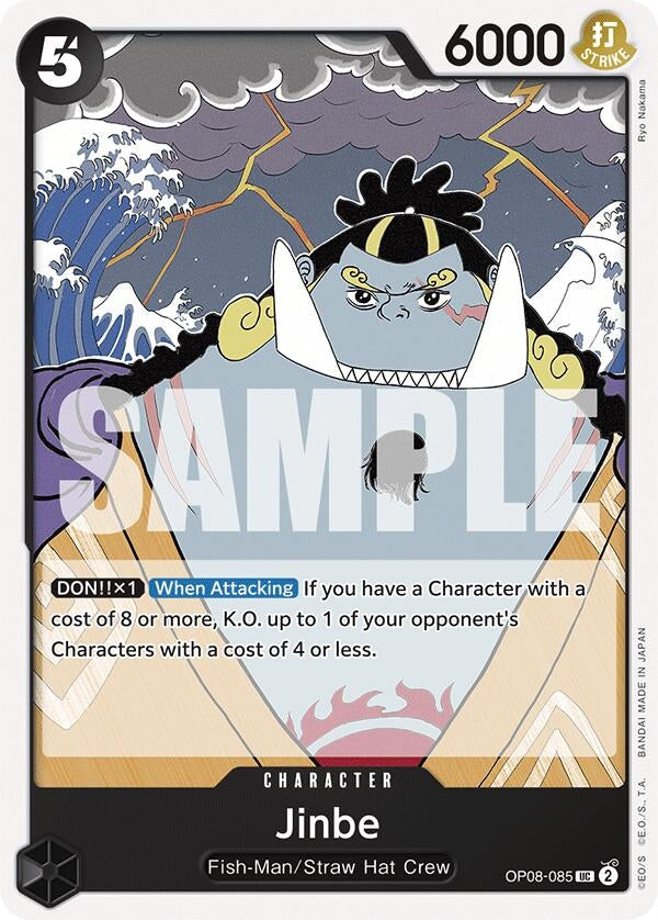 Image for Jinbe (OP08-085) (Two Legends) (OP08) - One Piece Card Game