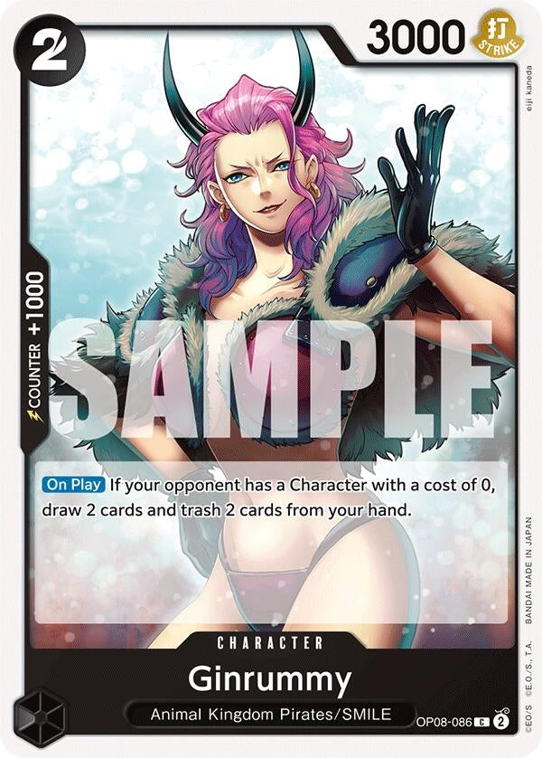 Image for Ginrummy (OP08-086) (Two Legends) (OP08) - One Piece Card Game