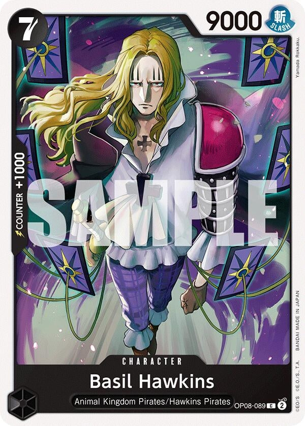 Image for Basil Hawkins (OP08-089) (Two Legends) (OP08) - One Piece Card Game