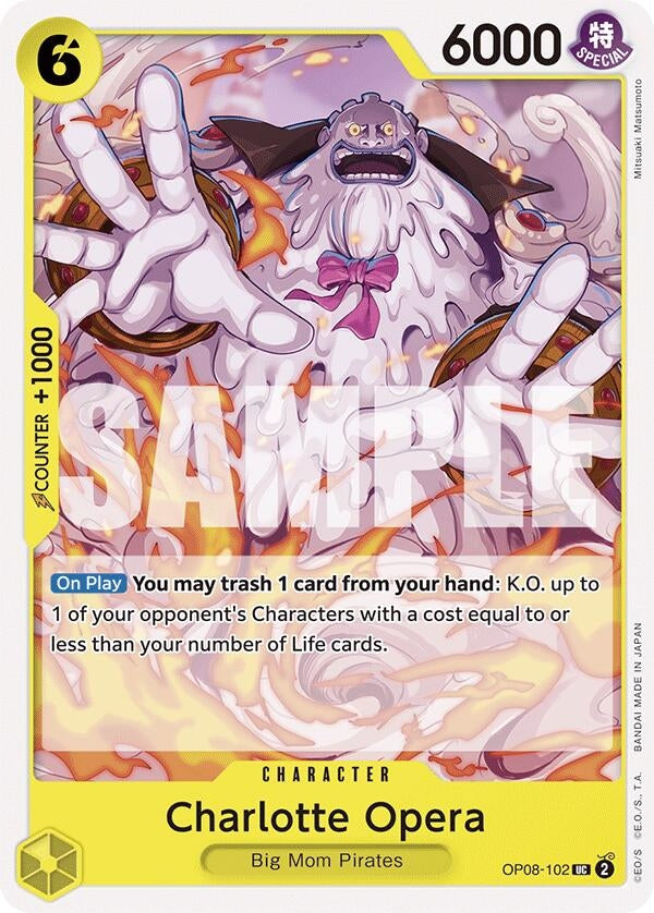 Image for Charlotte Opera (OP08-102) (Two Legends) (OP08) - One Piece Card Game