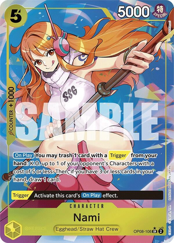 Image for Nami (Parallel) (OP08-106) (Two Legends) (OP08) - One Piece Card Game