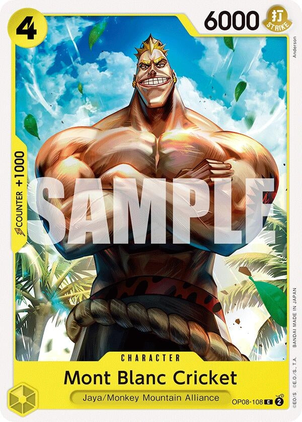 Image for Mont Blanc Cricket (OP08-108) (Two Legends) (OP08) - One Piece Card Game