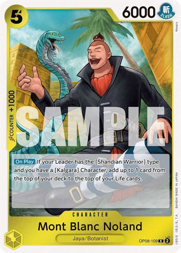 Image for Mont Blanc Noland (OP08-109) (Two Legends) (OP08) - One Piece Card Game