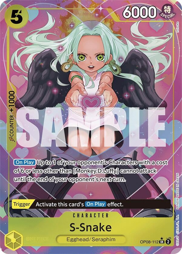 Image for S-Snake (Parallel) (OP08-112) (Two Legends) (OP08) - One Piece Card Game