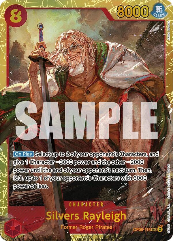 Image for Silvers Rayleigh (OP08-118) (Two Legends) (OP08) - One Piece Card Game
