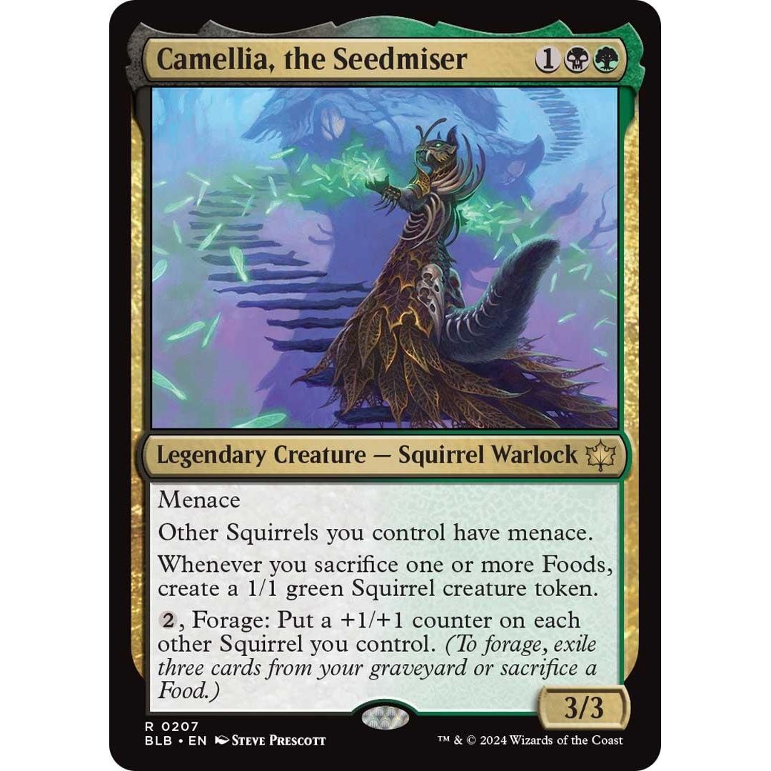 Camellia, the Seedmiser (207) (Bloomburrow) - PokeBox USA