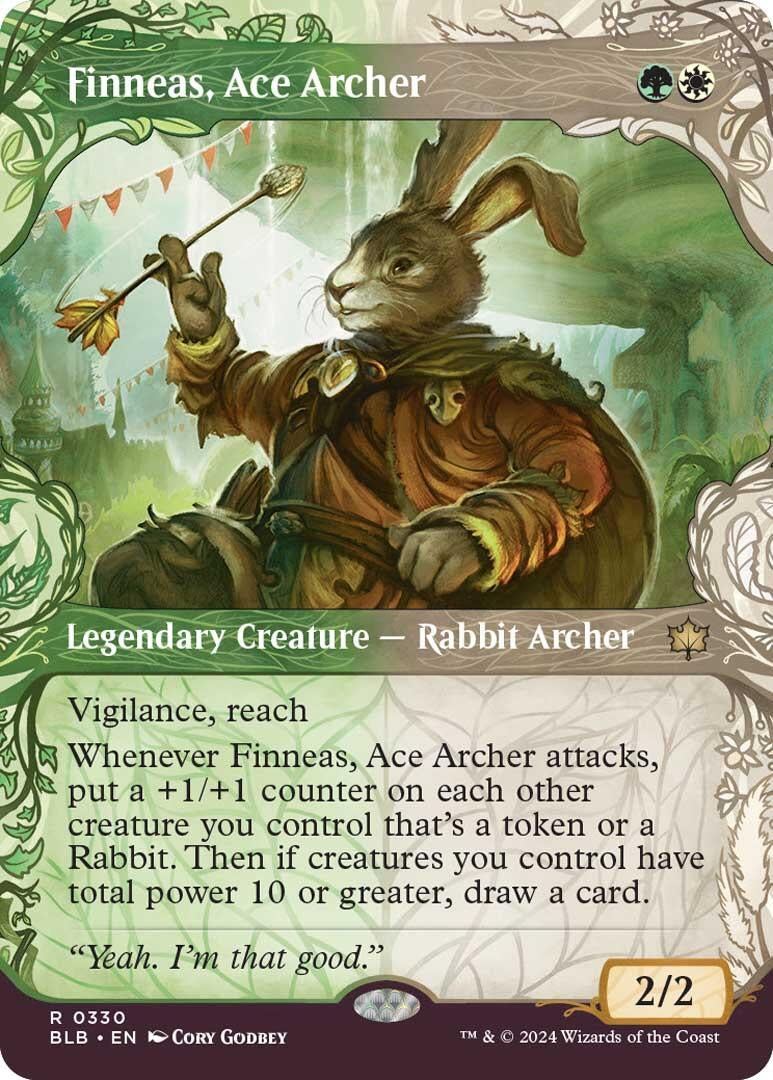 Finneas, Ace Archer (Showcase) (330) (Bloomburrow)
